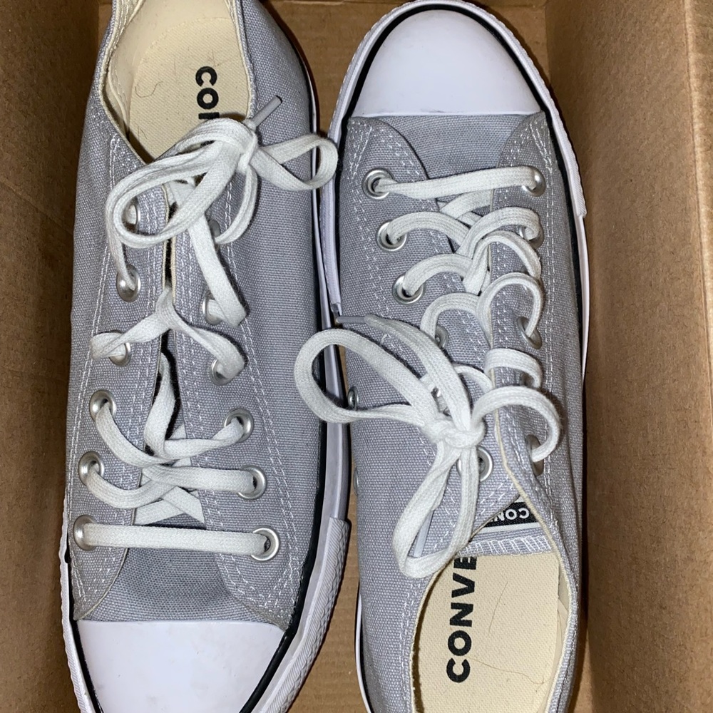 Converse “Chuck Taylor” platform sneaker - gray